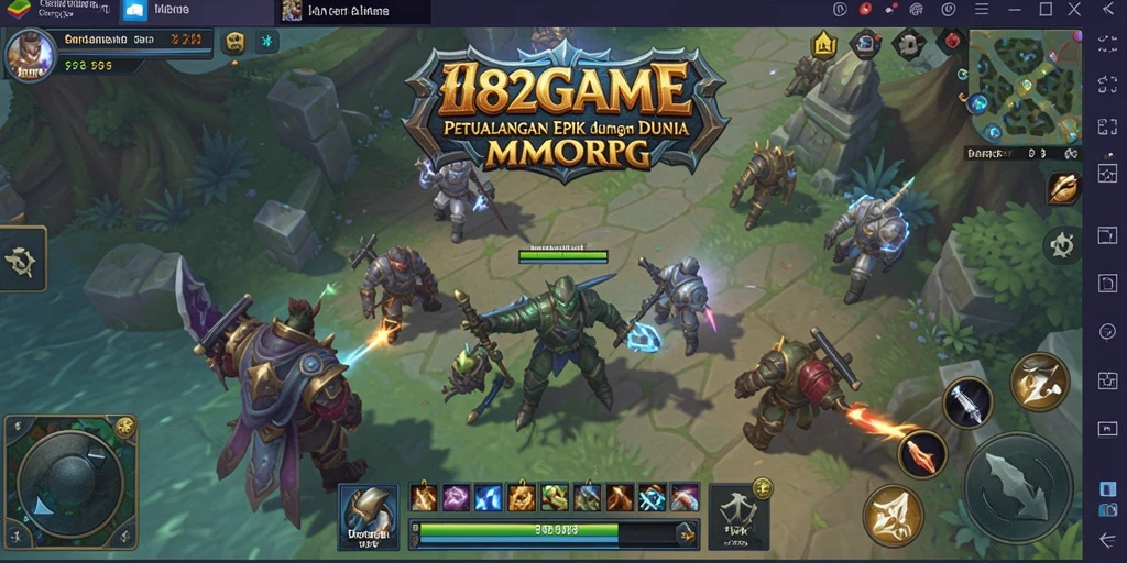 Screenshot gameplay 182GAME yang menampilkan aksi seru dalam petualangan MMORPG.