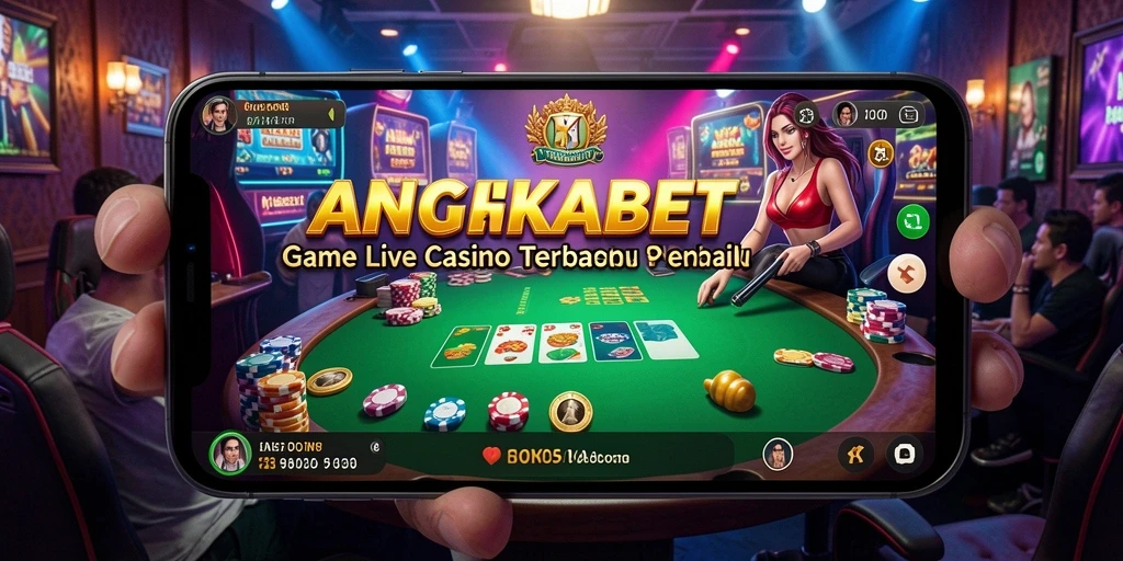 Screenshot gameplay Live Casino ANGKABET yang interaktif dan seru.