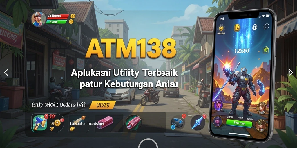 Screenshot utama ATM138 menampilkan tampilan antarmuka yang bersih dan mudah digunakan.