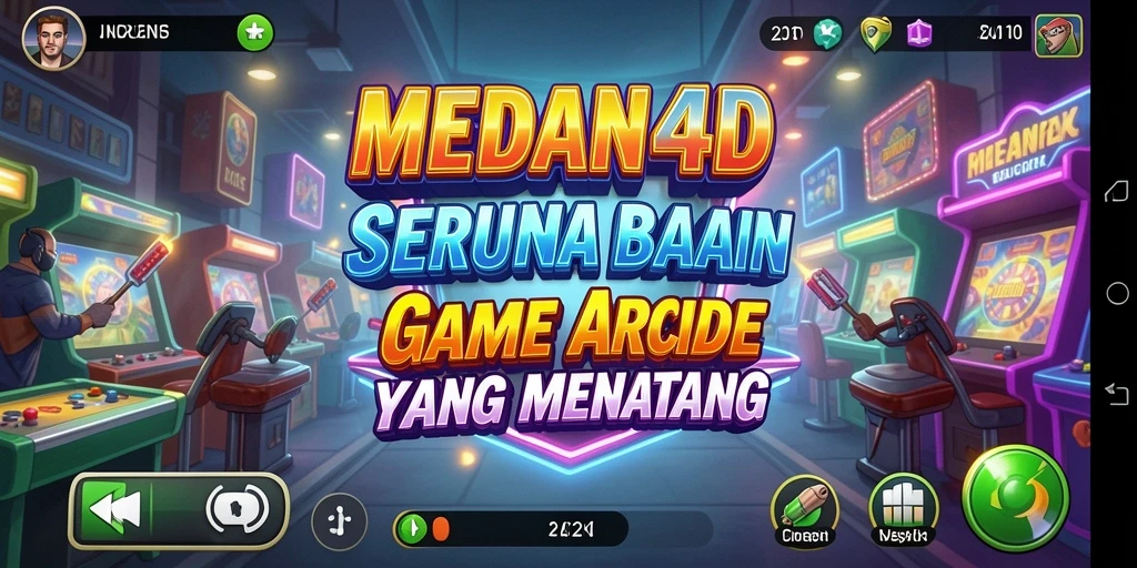 Tampilan gameplay seru dan menantang dari MEDAN4D.