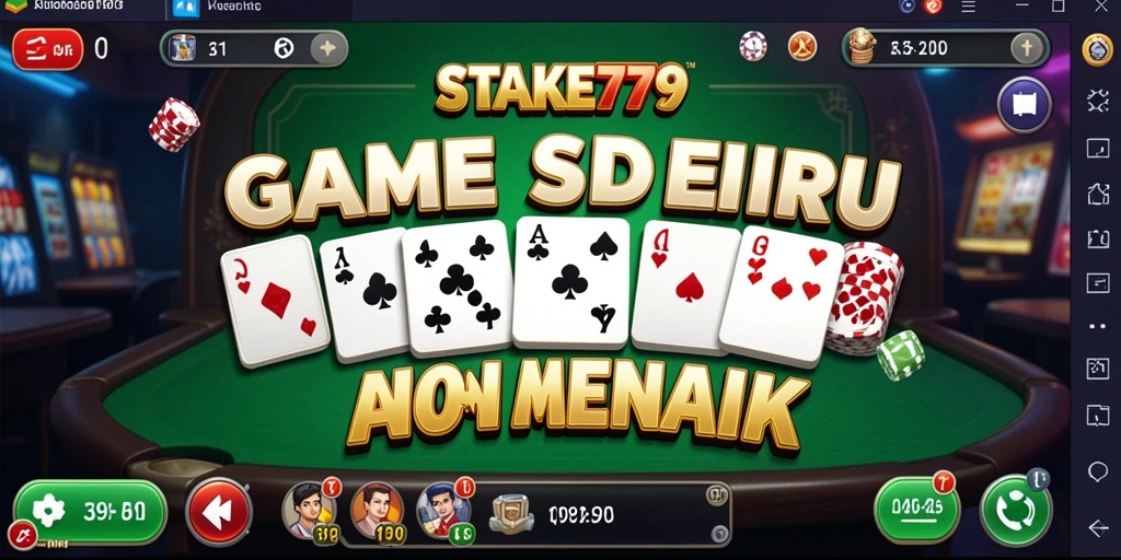 Screenshot utama STAKE779 menampilkan gameplay seru permainan Domino.