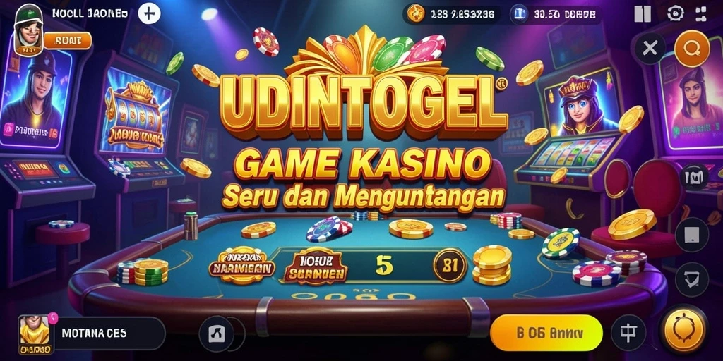 Screenshot gameplay seru dari UDINTOGEL yang menampilkan keseruan Kasino.